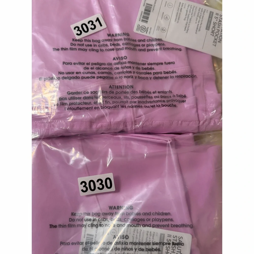 Athleta “Opaque Lilac” Salutation Stash Pocket 5” Short NWT SZ 1X - Picture 9 of 12